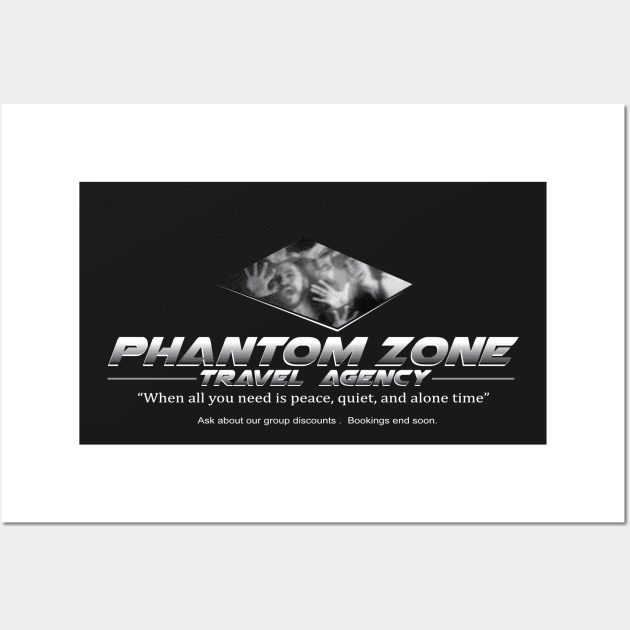 Phantom Zone Travel Agency Wall Art by Illustratorator